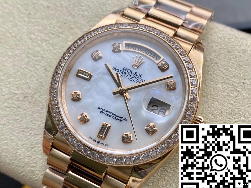 Day Factory Mother-Of-Pearl Dial 128238 V2 EW Rolex Date 0214